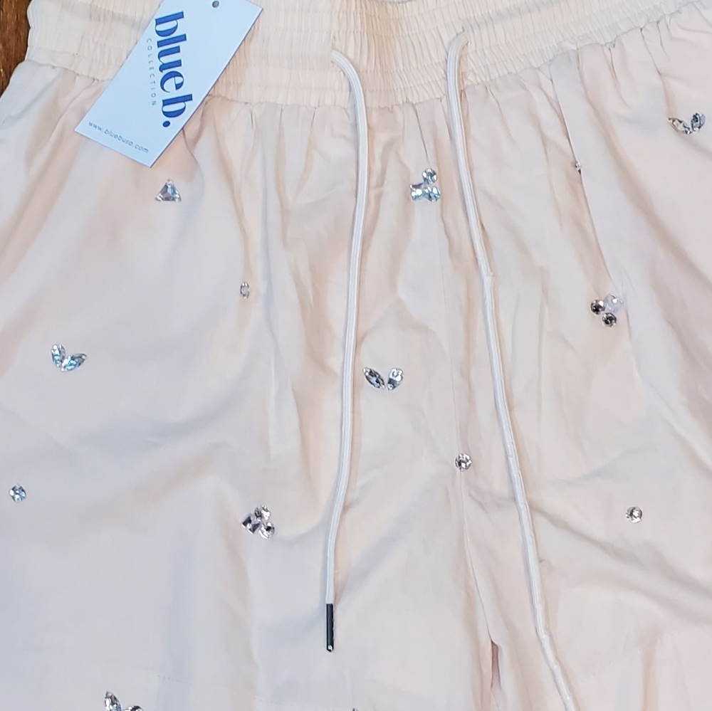 Blue B. Shorts With Rhinestones - Picture 7 of 12